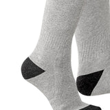 Maxbell Heated Socks Foot Warmer Battery Powered Thermal for Riding Camping Indoor Gray No Battery