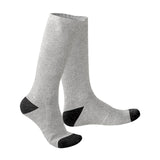 Maxbell Heated Socks Foot Warmer Battery Powered Thermal for Riding Camping Indoor Gray No Battery