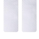 Maxbell 4Pcs Door Sill Entry Guards 3D Durable Scuff Plate Film for Car SUV Silver