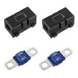 Maxbell Multipurpose Car Fuse Holder Circuit Protection Dampproof for Trucks 2x Holder 100A Fuses