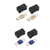 Maxbell Multipurpose Car Fuse Holder Circuit Protection Dampproof for Trucks 2x Holder 100A Fuses
