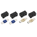 Maxbell Multipurpose Car Fuse Holder Circuit Protection Dampproof for Trucks 2x Holder 100A Fuses