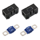 Maxbell Multipurpose Car Fuse Holder Circuit Protection Dampproof for Trucks 2x Holder 100A Fuses