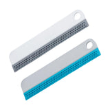 Maxbell Shower Window Squeegee with Hanging Hook for Car Window Mirror shower White Gray