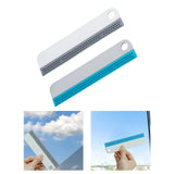 Maxbell Shower Window Squeegee with Hanging Hook for Car Window Mirror shower White Gray