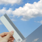Maxbell Shower Window Squeegee with Hanging Hook for Car Window Mirror shower White Gray