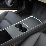 Maxbell Central Control Panel Sticker Cover Anti Scratch Parts for Model 3 Black Fiber Pattern