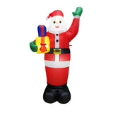 Maxbell LED Inflatable Santa Festival Santa Ornament for Backyard Garden Decoration