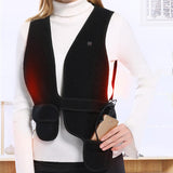 Maxbell Heated Vest Warmer USB Comfortable Heating for Hiking Fishing Winter