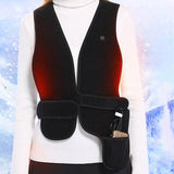 Maxbell Heated Vest Warmer USB Comfortable Heating for Hiking Fishing Winter
