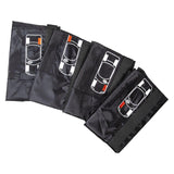 Maxbell 4x Tire Cover Waterproof Tyre Wheel Storage Bag for Truck Camper Car Large Black