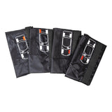 Maxbell 4x Tire Cover Waterproof Tyre Wheel Storage Bag for Truck Camper Car Large Black