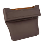 Maxbell Car Seat Gap Organizer PU Leather Universal for Phones Keys Cards Brown