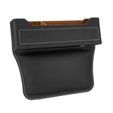 Maxbell Car Seat Gap Organizer PU Leather Universal for Phones Keys Cards Black