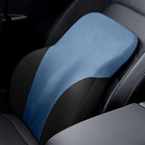 Maxbell Multipurpose waist Support Pillow Lower back for Desk Chair Blue
