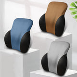 Maxbell Multipurpose waist Support Pillow Lower back for Desk Chair Blue