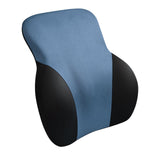 Maxbell Multipurpose waist Support Pillow Lower back for Desk Chair Blue