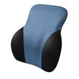 Maxbell Multipurpose waist Support Pillow Lower back for Desk Chair Blue