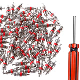 Maxbell 100 Pieces Replacement Tire Tyre Valve Stem Core for Motorcycle