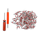 Maxbell 100 Pieces Replacement Tire Tyre Valve Stem Core for Motorcycle