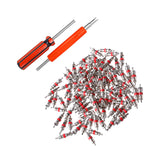 Maxbell 100 Pieces Replacement Tire Tyre Valve Stem Core for Motorcycle