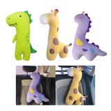 Maxbell Car Strap Pillow Neck Support pillow for Auto Decoration Dinosaur Left