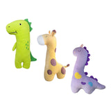 Maxbell Car Strap Pillow Neck Support pillow for Auto Decoration Dinosaur Left
