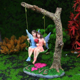 Maxbell Resin Fairy Statue Micro Landscape Waterproof for Fairy Garden Lawn Decor