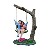 Maxbell Resin Fairy Statue Micro Landscape Waterproof for Fairy Garden Lawn Decor