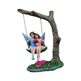 Maxbell Resin Fairy Statue Micro Landscape Waterproof for Fairy Garden Lawn Decor