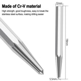 Maxbell Octagonal Positioning Punch Marking Tools High Hardness Hand Tool Drill Bit