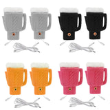 Maxbell USB Electric Heated Gloves Thermal Gloves Hand Warmer for Running Cycling Black