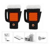 Maxbell USB Electric Heated Gloves Thermal Gloves Hand Warmer for Running Cycling Black