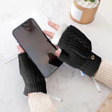 Maxbell USB Electric Heated Gloves Thermal Gloves Hand Warmer for Running Cycling Black