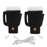 Maxbell USB Electric Heated Gloves Thermal Gloves Hand Warmer for Running Cycling Black