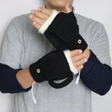 Maxbell USB Electric Heated Gloves Thermal Gloves Hand Warmer for Running Cycling Black
