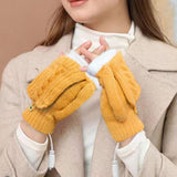 Maxbell USB Electric Heated Gloves Thermal Gloves Hand Warmer for Running Cycling Yellow