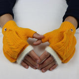 Maxbell USB Electric Heated Gloves Thermal Gloves Hand Warmer for Running Cycling Yellow