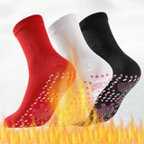 Maxbell Self Heating Socks Heat Insulated Warm Foot for Cycling Hiking Fishing White