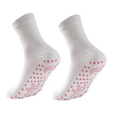 Maxbell Self Heating Socks Heat Insulated Warm Foot for Cycling Hiking Fishing White