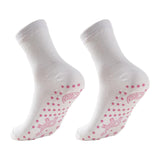 Maxbell Self Heating Socks Heat Insulated Warm Foot for Cycling Hiking Fishing White