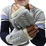 Maxbell USB Electric Heated Gloves Thermal Gloves Hand Warmer for Running Cycling Gray
