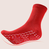 Maxbell Self Heating Socks Heat Insulated Warm Foot for Cycling Hiking Fishing Red