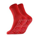 Maxbell Self Heating Socks Heat Insulated Warm Foot for Cycling Hiking Fishing Red