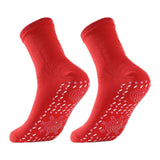 Maxbell Self Heating Socks Heat Insulated Warm Foot for Cycling Hiking Fishing Red