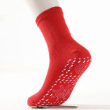 Maxbell Self Heating Socks Heat Insulated Warm Foot for Cycling Hiking Fishing Red