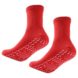 Maxbell Self Heating Socks Heat Insulated Warm Foot for Cycling Hiking Fishing Red