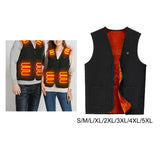 Maxbell Heated Vest Windbreaker Gilet Warmth for Mountaineering Cold Weather Hiking S