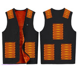 Maxbell Heated Vest Windbreaker Gilet Warmth for Mountaineering Cold Weather Hiking S
