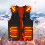 Maxbell Heated Vest Windbreaker Gilet Warmth for Mountaineering Cold Weather Hiking XL